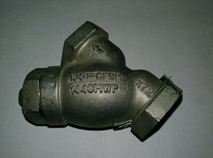 NNB TITAN-FCI YS82 CHECK VALVE 1" SS A351-CF8M