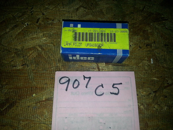 NIB IDEC PILOT LAMP UPQW1B22DR