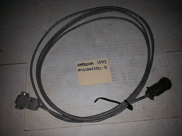 AMPHENOL MS3106E10SL-3S WITH CABLE
