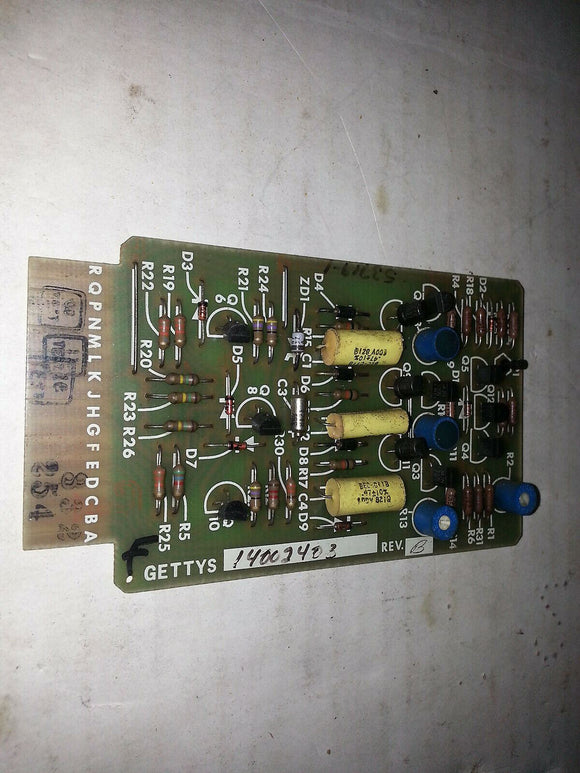 GETTYS 14-0024-03 REV E FIRING BOARD CIRCUIT BOARD