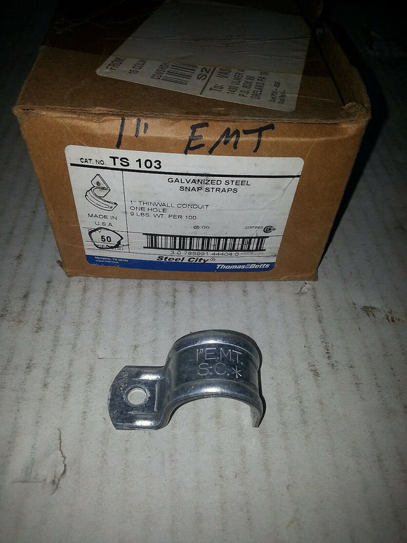 THOMAS BETTS STEEL CITY C/N. TS 103 ...50/PACK