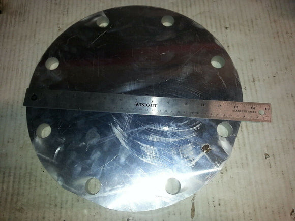 SS PLATE AS IN PICTURE HEAVY ... PIPE END SEAL FLANGE DIA 13.5