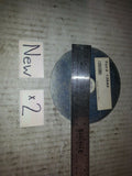 STEEL PLATE 5" DIA 1" HOLE 1/4" THICKNESS FLANGE ..AS IN PICTURE .. LOT OF 2