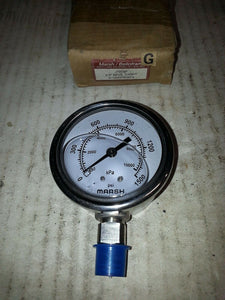 MARSH/BELLOFRAM J7874P 2.5"SEVS 1/4NPT 0-1500PSI/KPA