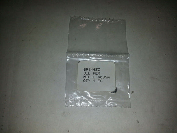 OIL PER SR144ZZ MIL-L-6085A SEAL RING STAINLESS