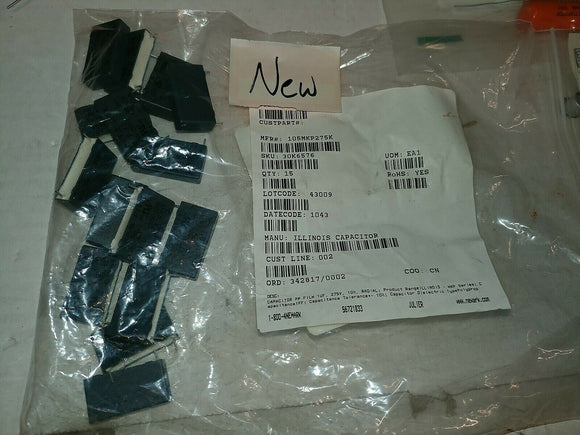 NEWARK 105MKP275K 30K6576 ILLINOIS CAPACITOR MKP-X2 310V-250V 1043H