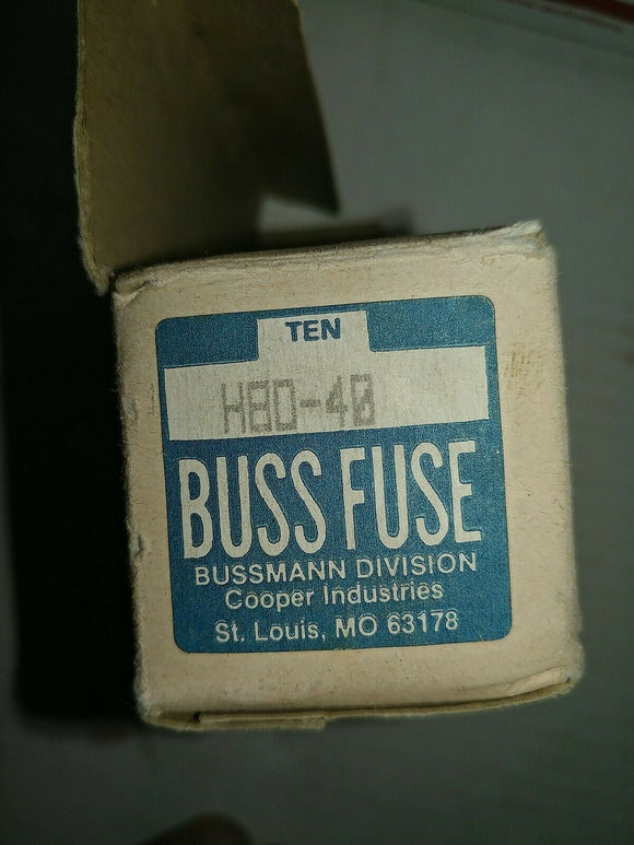 BUSS FUSE H8O-40 ...EACH
