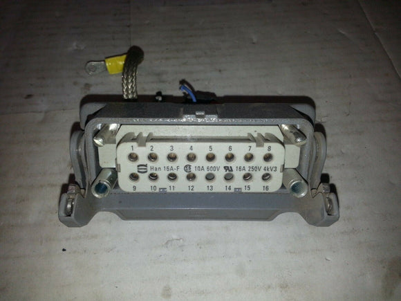 HAN HART CONNECTOR 16A-F 10A 600 V WITH HOLDER