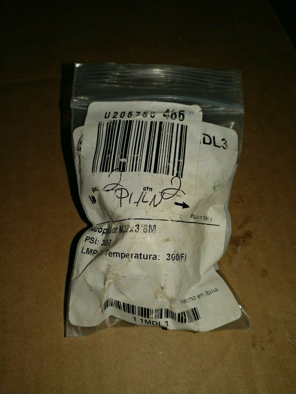U205765 486 ADOPTER 322X3/8M 3650PSI 3009(F)  1mdl3