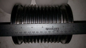 NNB SS ID 4" OD 5" FLEXIBLE PIPE COUPLING  LENGTH 6" CLAMP TYPE