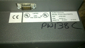 EATON CORPORATION PGGLOBLPMNTD TOUCH SCREEN