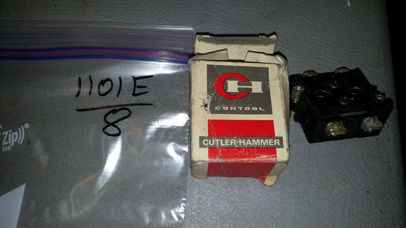 NIB CUTLER HAMMER  600V MAX STD HEAVY DUTY D.C CONTACT BLOCK  10250T