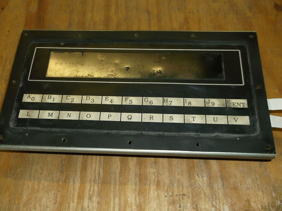 Sixnet 03900-A3-A01-02 Display Keyboard  36067-01