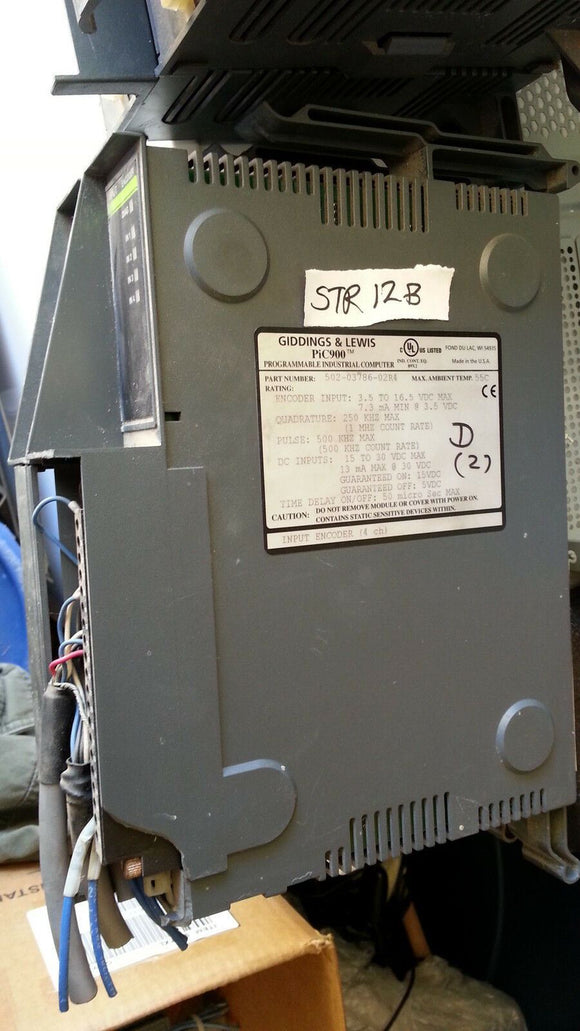 GIDDINGS & LEWIS 502-03786-02R4 ENCODER INPUT CARD PIC900 QTY