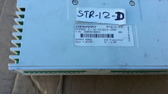 REXROTH INDRAMAT RMA02.2-16-DC024-200 OUTPUT MODULE