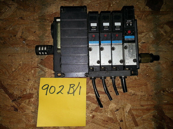 FM X88M-ED-126W Solid Manifold 4 POSITION WITH VALVES AS IN PICTURE