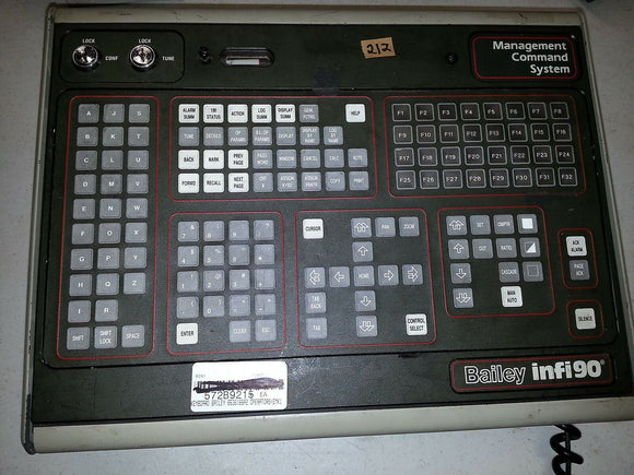 BAILEY INFI90 KEYBOARD ASSEMBLY OPERATORS EMK1 6636166A2