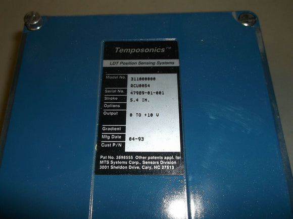 NNB TEMPOSONICS INC 311000000-RCU0054