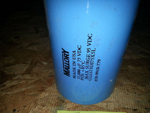 MALLORY 37000 MFD 75 VDC CG373U075X5L