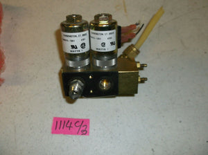 WATTS  YU269015-1351 12 VDC ... LOT OF 2 WITH MANIFOLD ..