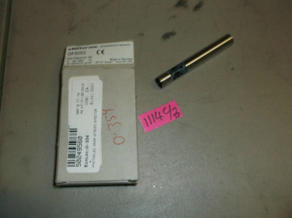 IFM EFECTOR 0F5053 PHOTO ELECTRIC SENSOR OFE FNKG/US-100
