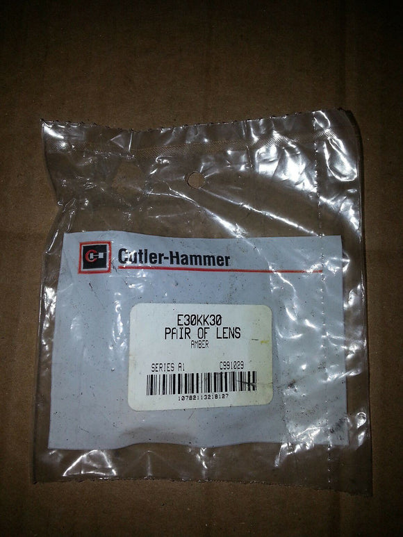 CUTLER HAMMER E30KK30 PAIR OF LENS AMBER