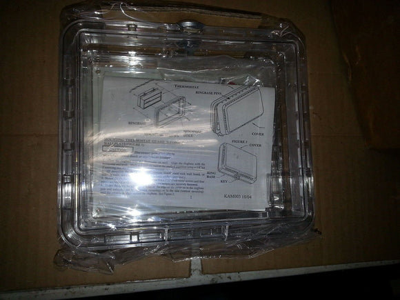 NIB Plastic Universal Thermostat Guard, Off-White 2E430A