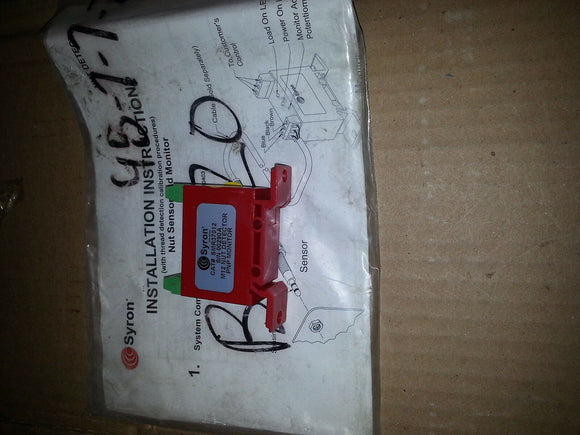 NIB SYRON ENGINEERING SMR37012 M12 NUT DETECTOR PNP MONITOR