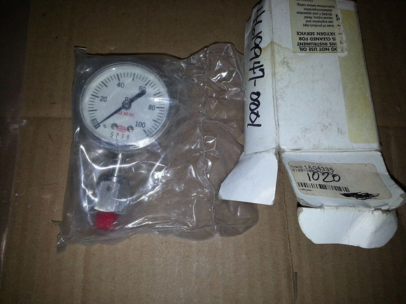 NIB Span 1504335, 0-100 PSI, FVCR LM, Pressure Gauge