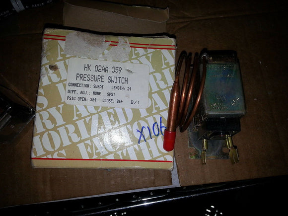 NIB CARRIER HK 02AA 359 PRESSURE CONTROL ROBERTSHAW