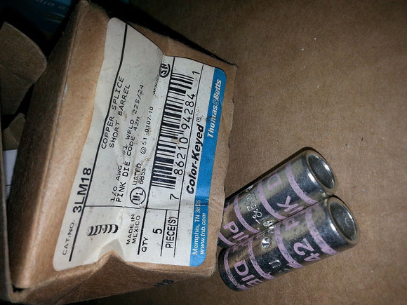 nnb Thomas And Betts 54509 Two Way Connector - EACH