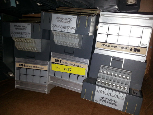MOORE INDUSTRIES DIM/IO/LV8/IP INPUT MODULE DIM-V .... EACH