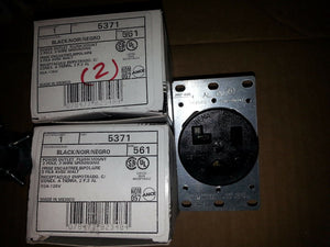 NiB Leviton 5371 2P 3 Wire Flush Receptacle ... EACH