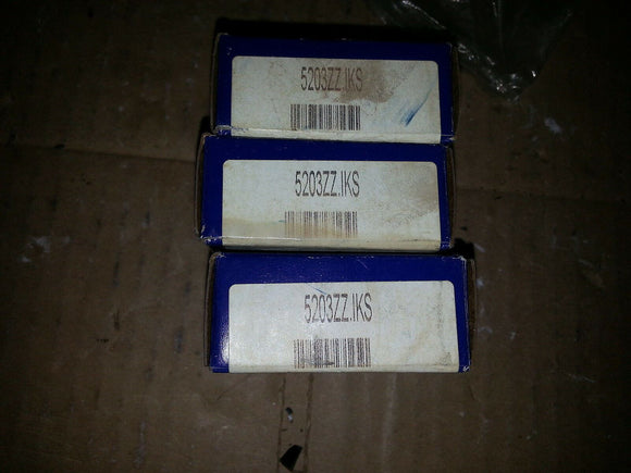 NIB IKS New Double Row Ball Bearing  5203ZZ