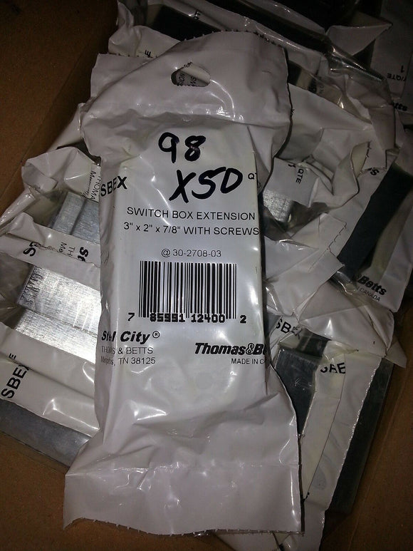 NNB STEEL BOX EXTENDER 1GANG, Thomas Betts SBEX, 785991124007 7/8