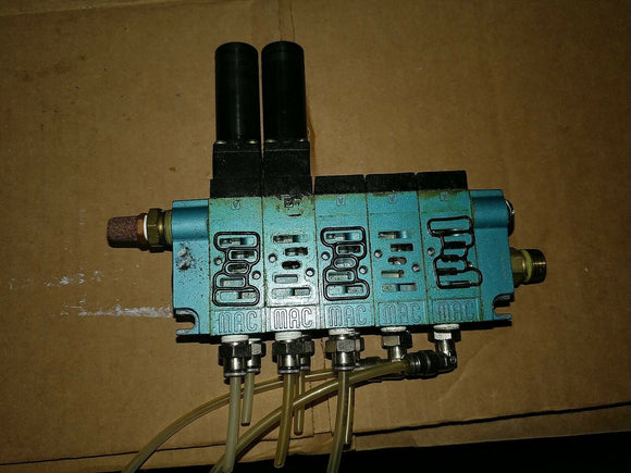 MAC VALVE LAC DDAJ MANIFOLD VALVE BASE .. FIVE ON A LOT .. AS IN PICTURE .. EACH