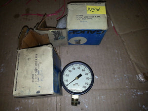 NIB MARSHAL GAUGE 2 1/2" 23 KC 0-100 PSI 1/4" CONNECTION ,, EACH