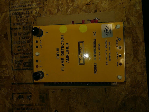 Forney IDD-III Flame Detector Amplifier D-351372-01