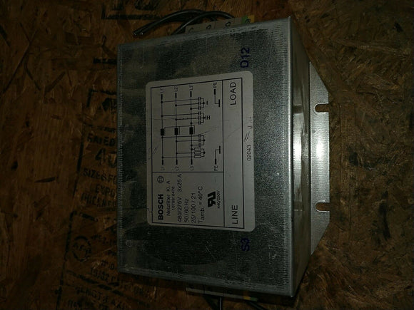 BOSCH NETZFILTER 1070918476 480 275 VAC 3X25 A