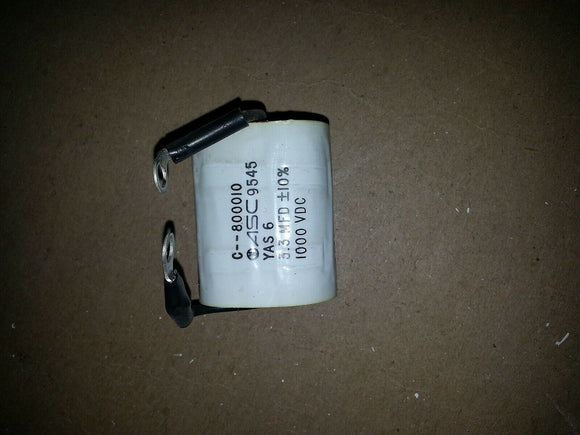 ASC 9545 capacitor 3.3 mfd 1000 VDC C-800010 YAS6