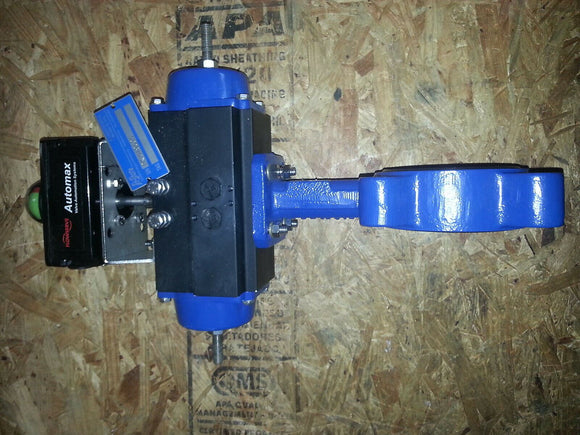 NNB FLOWSERVE XNWS2AAU2M114 DELTORQ 75 ACTUATOR BUTTERFLY VALVE 3
