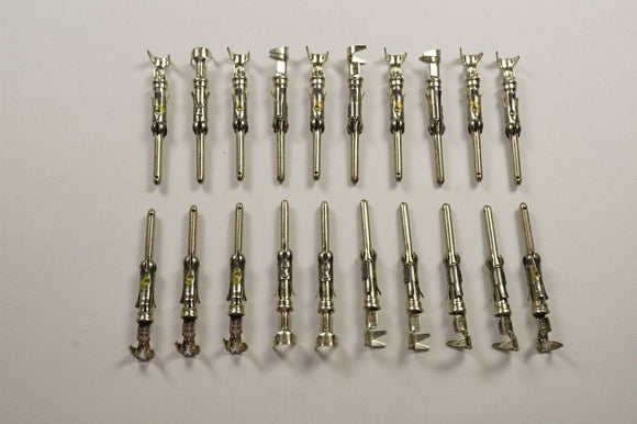 NIB TE Connectivity AMP TYPE III+ Male Pin 20-24 AWG Tin 66566-2 ...Lot of 20