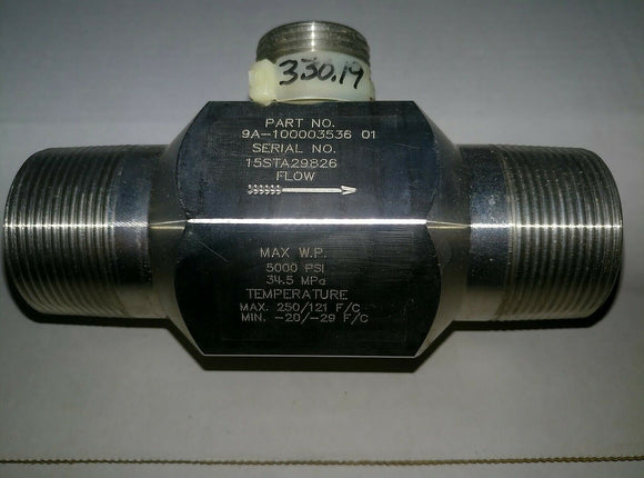 NNB NUFLO MEASUEMENT CAMERON 9A-100003536 01 5000 PSI  ... EACH