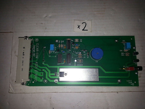 CLEAR COM 710402  ..EACH