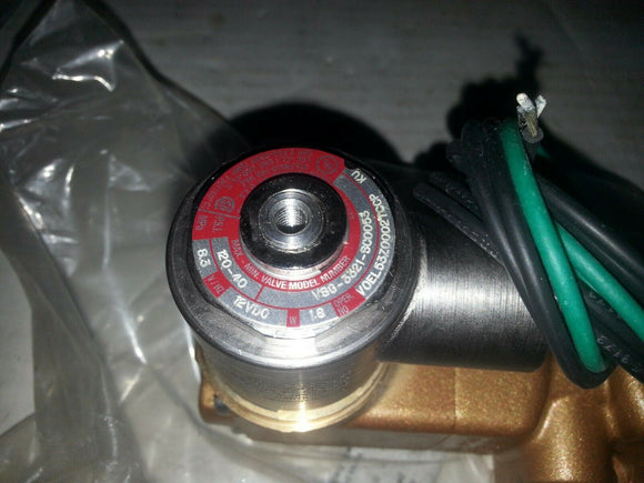 NNB Versa VSG-3321-SC 0053 Solenoid Brass MA 12 VDC 40-120 PSI
