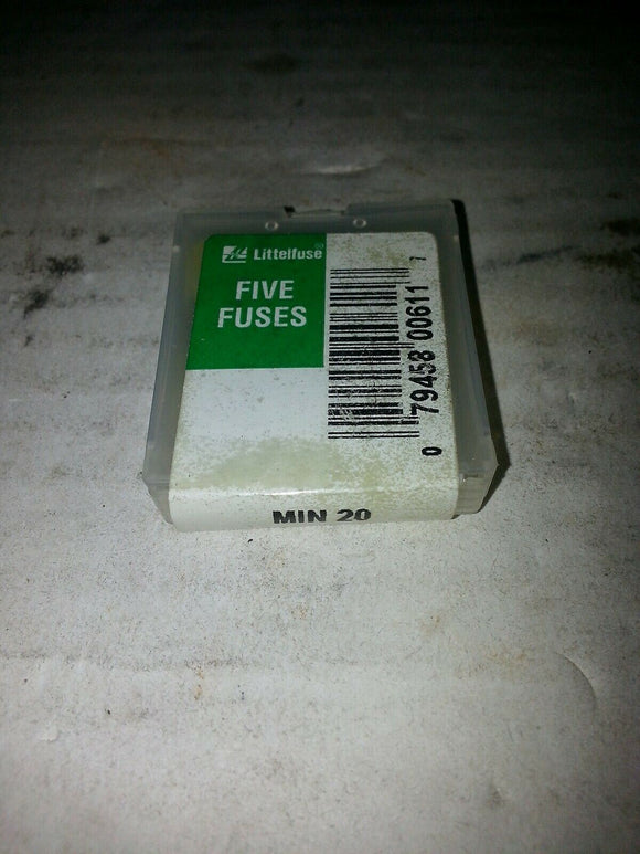NiB LITTLE FUSE MIN 20 ... 5 FUSES /PACK