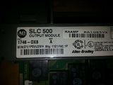 ALLEN-BRADLEY SLC 500 OUTPUT MODULE 1746-OX8 SER A ...AS IN PHOTO