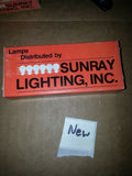 SUNRAY LIGHTING LAMP BULB. 24E1  1 PACK 0F 10