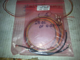 CONNECTOR SET OF ONE EACH MALE:FEMALE 3-WIRE 3 KS-39542 LOW POWER ..AS IN PICTUR