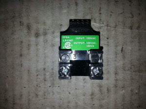 banner 2PBA LR41887 INPUT 120VAC OUTPUT 120VC,100VA 2PBA 9821A